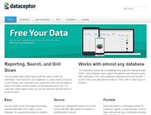 Tablet Screenshot of dataceptor.com